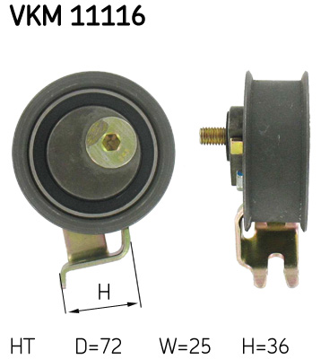 SKF Feszítőgörgő, vezérműszíj VKM11116_SKF